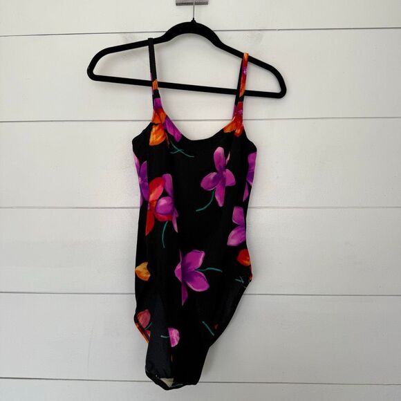 Sessa Women’s Large Floral One Piece Swim - Picture 1 of 6